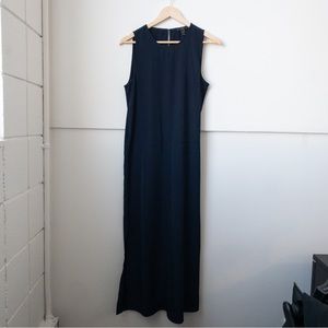 J.CREW Navy Blue Sleeveless Maxi Dress